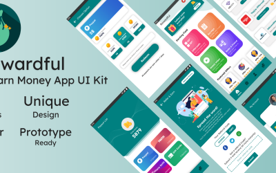 Ödüllü - Kazandıran Uygulama Figma UI Şablonu
