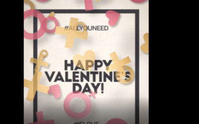 Romantic Video Cards Animation Template Design | Valentine Day Greeting Card Template Design