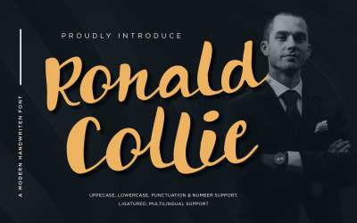 Ronald Collie - Modern Script betűtípusok