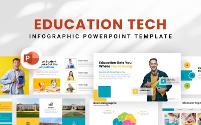 Edukacja Tech Szablon PowerPoint