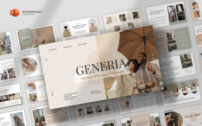 Generia — szablon e-kursu internetowego dla programu PowerPoint