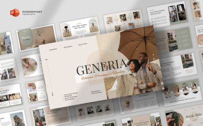 Generia - Web Semineri eCourse PowerPoint Şablonu