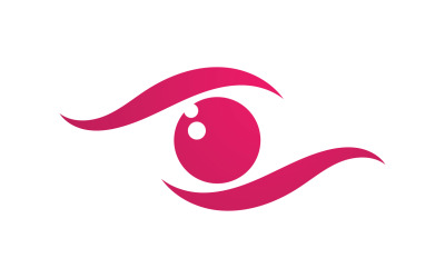 Ögonvård hälsa ögon logotyp vektor v5