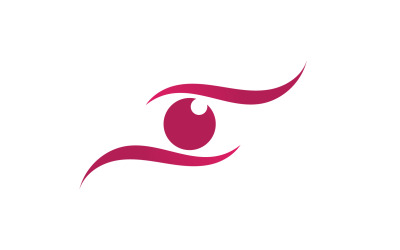Ögonvård hälsa ögon logotyp vektor v7