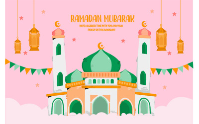 Рамадан фонова ілюстрація