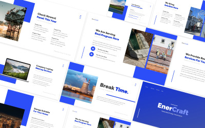Enercraft Energy Powerpoint Template