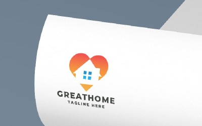 Büyük Ev Logo Pro Şablonu