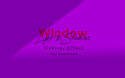 Window Sunlight Shadow Overlay Effect Mockup 256