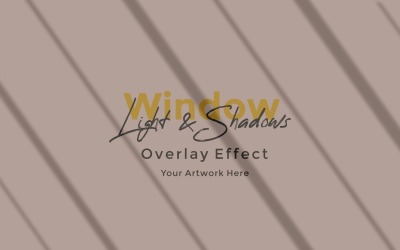 Window Sunlight Shadow Overlay Effect Mockup 258