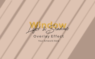 Window Sunlight Shadow Overlay Effect Mockup 260
