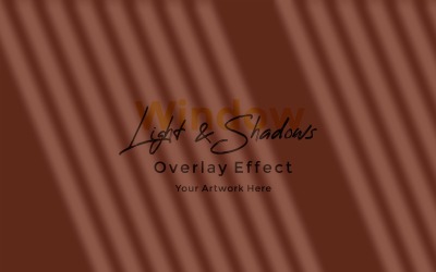 Window Sunlight Shadow Overlay Effect Mockup 261
