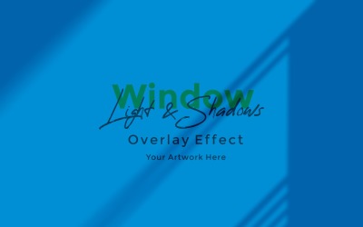 Window Sunlight Shadow Overlay Effect Mockup 275