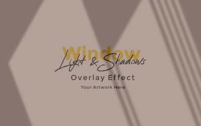 Window Sunlight Shadow Overlay Effect Mockup 278