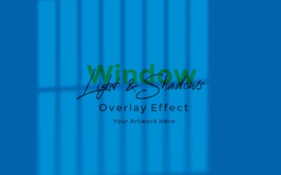 Window Sunlight Shadow Overlay Effect Mockup 285