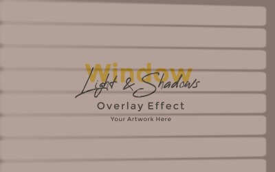 Window Sunlight Shadow Overlay Effect Mockup 288