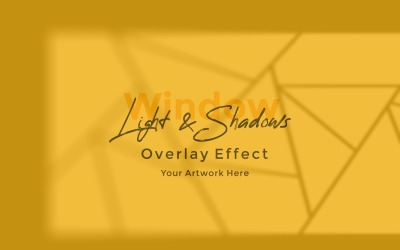 Window Sunlight Shadow Overlay Effect Mockup 294
