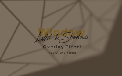 Window Sunlight Shadow Overlay Effect Mockup 293
