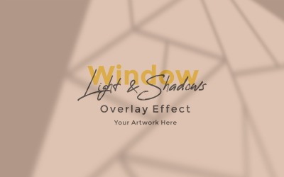 Window Sunlight Shadow Overlay Effect Mockup 300