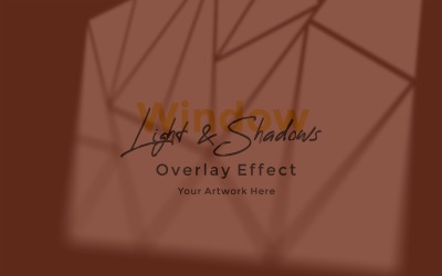 Window Sunlight Shadow Overlay Effect Mockup 301