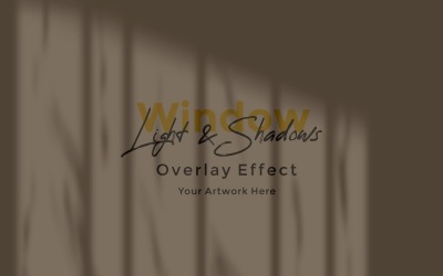 Window Sunlight Shadow Overlay Effect Mockup 313
