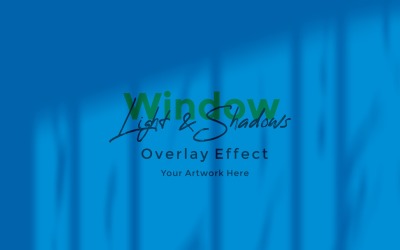 Window Sunlight Shadow Overlay Effect Mockup 315