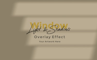 Window Sunlight Shadow Overlay Effect Mockup 317