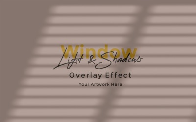 Window Sunlight Shadow Overlay Effect Mockup 328