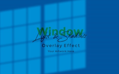 Window Sunlight Shadow Overlay Effect Mockup 365