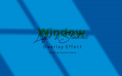 Window Sunlight Shadow Overlay Effect Mockup 375