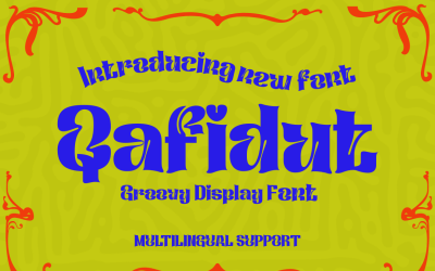 Qafidut | Carattere retrò alla moda