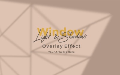 Window Sunlight Shadow Overlay Effect Mockup 310
