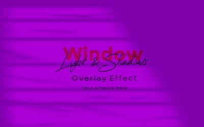 Window Sunlight Shadow Overlay Effect Mockup 316