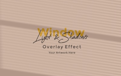 Window Sunlight Shadow Overlay Effect Mockup 320