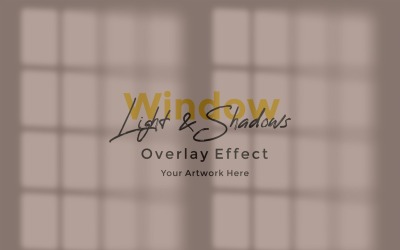 Window Sunlight Shadow Overlay Effect Mockup 338