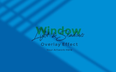 Window Sunlight Shadow Overlay Effect Mockup 355