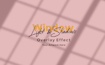 Window Sunlight Shadow Overlay Effect Mockup 369