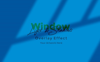 Window Sunlight Shadow Overlay Effect Mockup 395