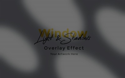 Fenster-Sonnenlicht-Schatten-Overlay-Effekt-Modell 442