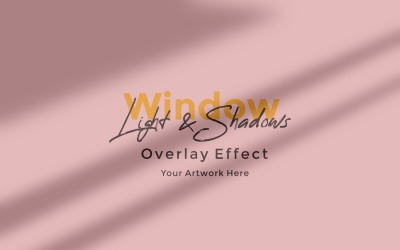 Fenster-Sonnenlicht-Schatten-Overlay-Effekt-Modell 449