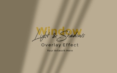 Modelo de efeito de sobreposição de sombra de luz solar de janela 457