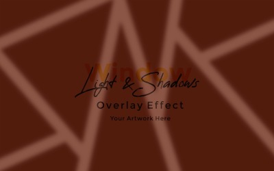 Window Sunlight Shadow Overlay Effect Mockup 431