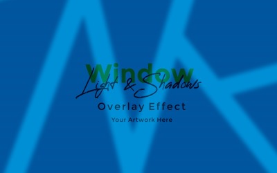 Window Sunlight Shadow Overlay Effect Mockup 435