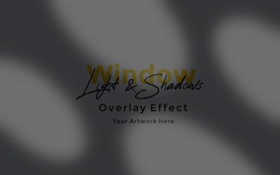 Window Sunlight Shadow Overlay Effect Mockup 442