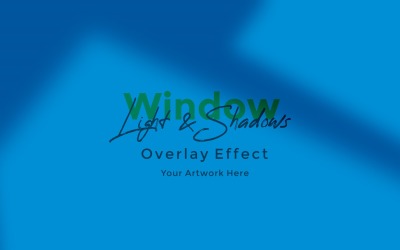Window Sunlight Shadow Overlay Effect Mockup 445.