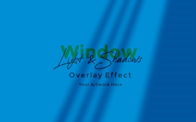 Window Sunlight Shadow Overlay Effect Mockup 455
