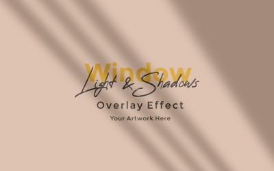 Window Sunlight Shadow Overlay Effect Mockup 460