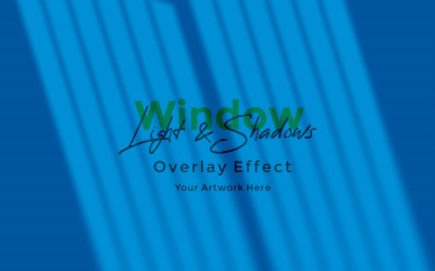 Window Sunlight Shadow Overlay Effect Mockup 485