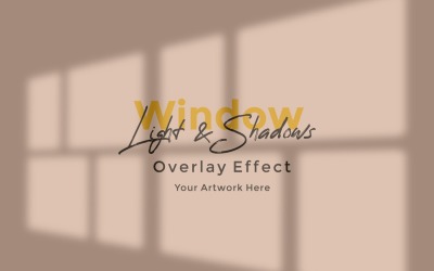Window Sunlight Shadow Overlay Effect Mockup 500
