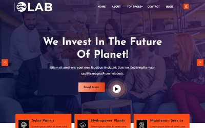 Amaro - Tema WordPress reattivo aziendale e multiuso