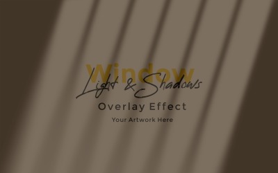 Fenster-Sonnenlicht-Schatten-Overlay-Effekt-Modell 483